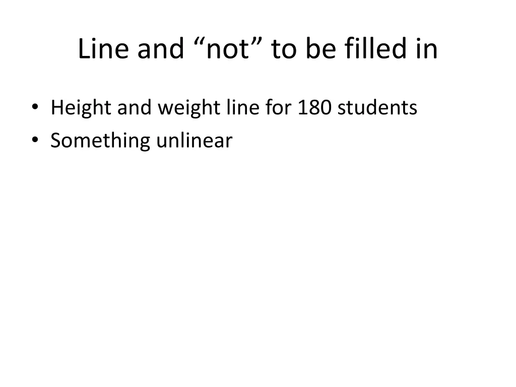 line and not to be filled in