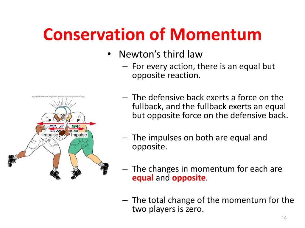 conservation of momentum newton s third