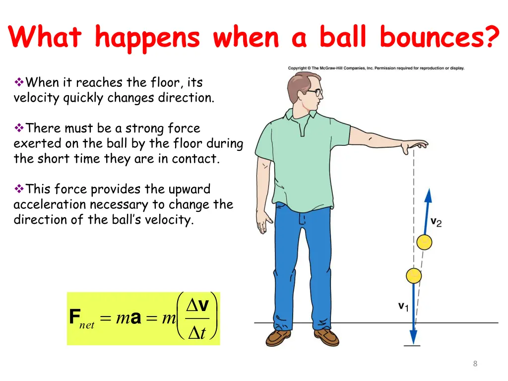 what happens when a ball bounces