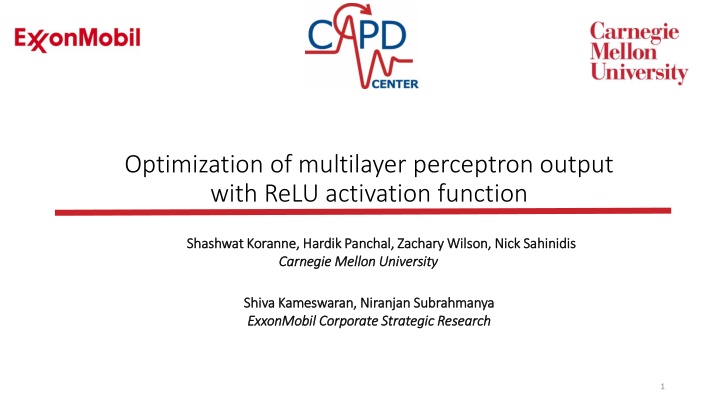 optimization of multilayer perceptron output with