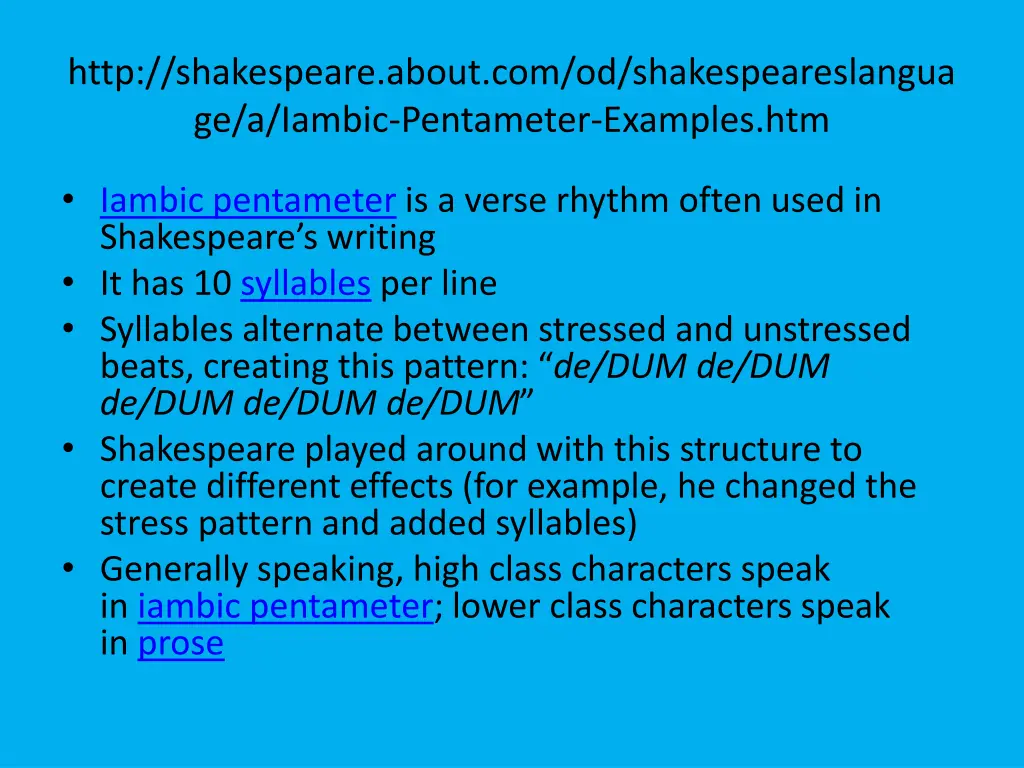 http shakespeare about com od shakespeareslangua