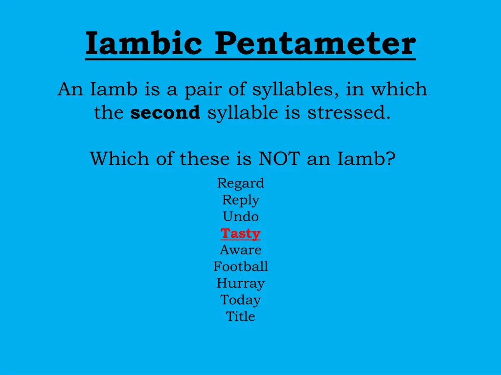 iambic pentameter 2