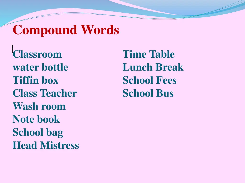 compound words