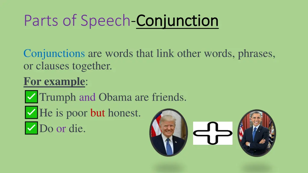 parts of speech conjunction