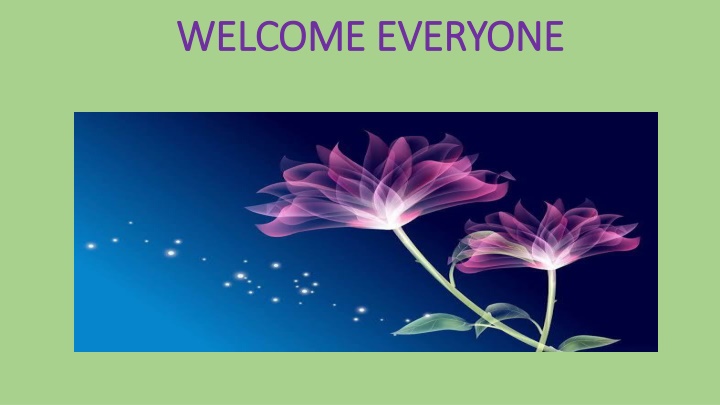 welcome everyone welcome everyone