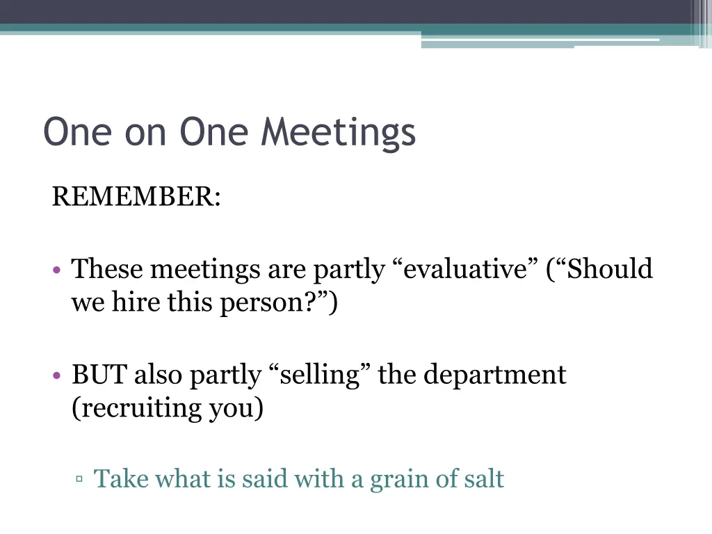 one on one meetings 4