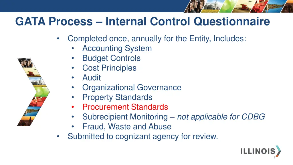 gata process internal control questionnaire