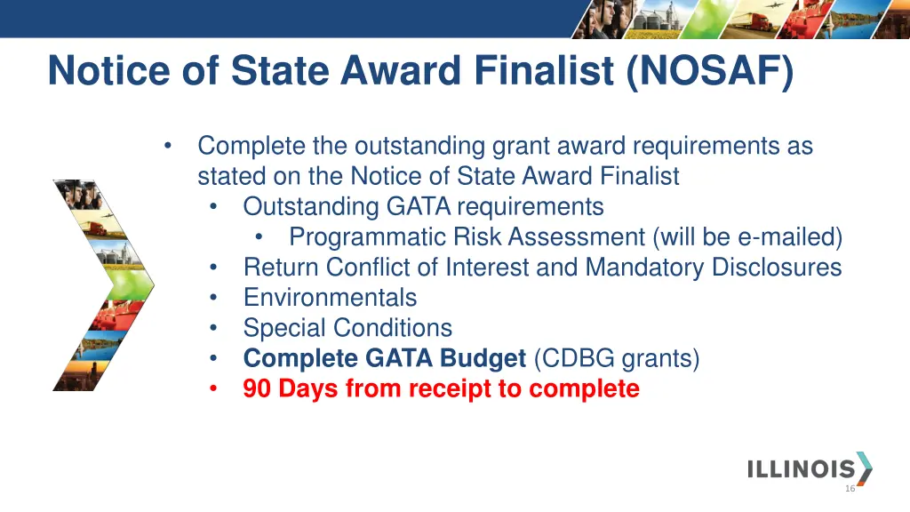 notice of state award finalist nosaf