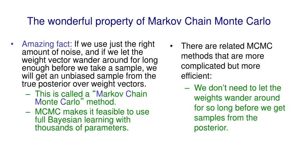 the wonderful property of markov chain monte carlo