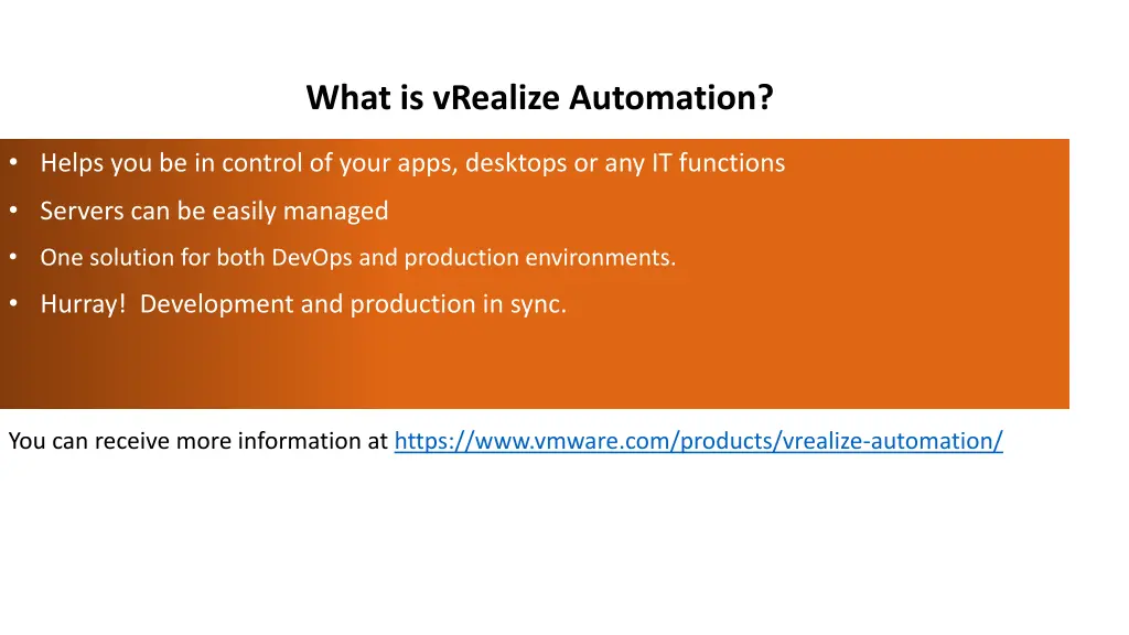 what is vrealize automation