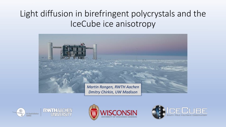 light diffusion in birefringent polycrystals