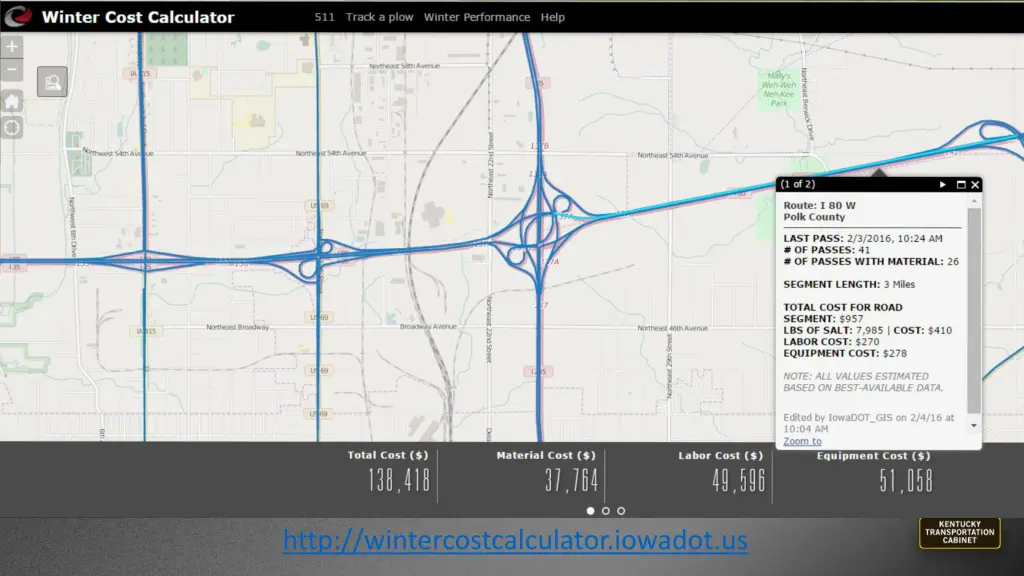 http wintercostcalculator iowadot us