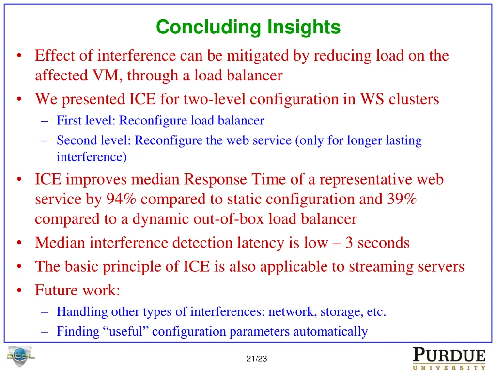 concluding insights