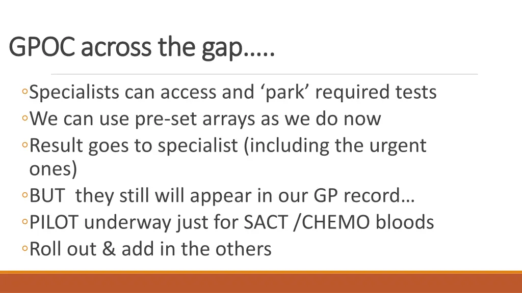 gpoc across the gap gpoc across the gap