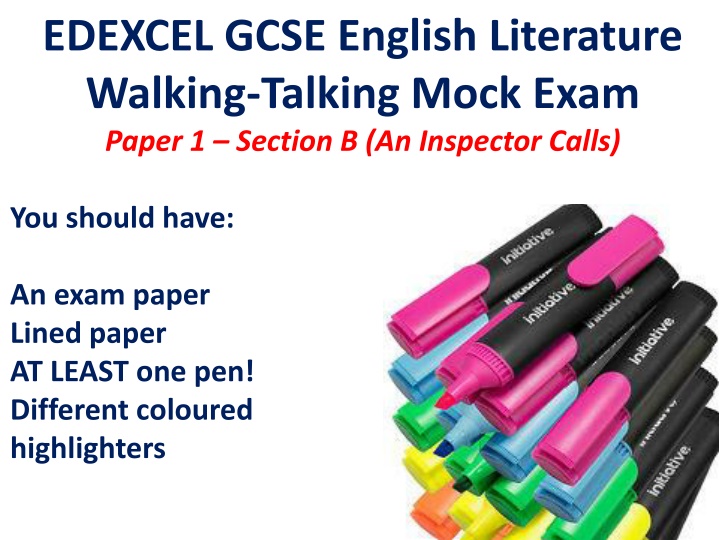 edexcel gcse english literature walking talking