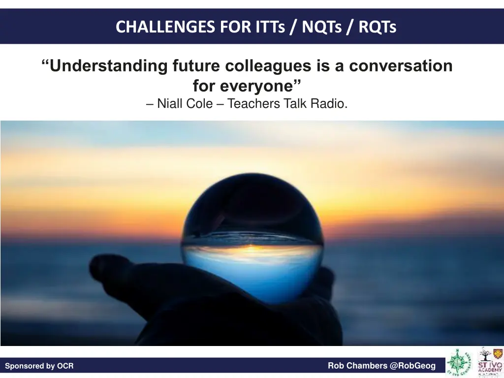 challenges for itts nqts rqts