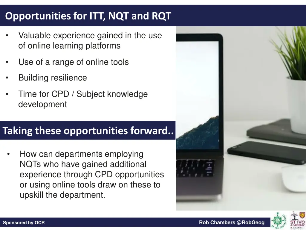 opportunities for itt nqt and rqt