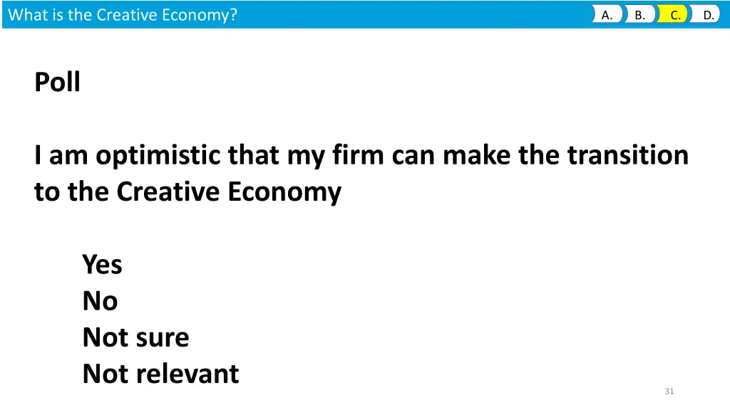 what is the creative economy 14