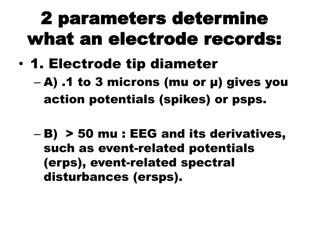 2 parameters determine 2 parameters determine