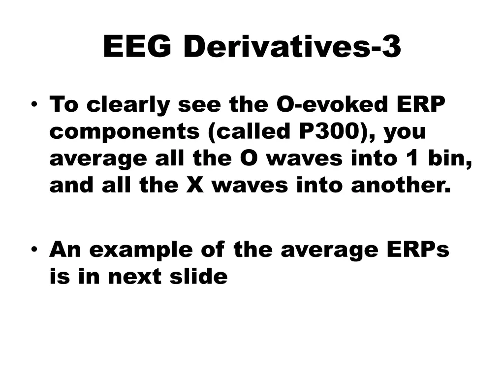 eeg derivatives 3