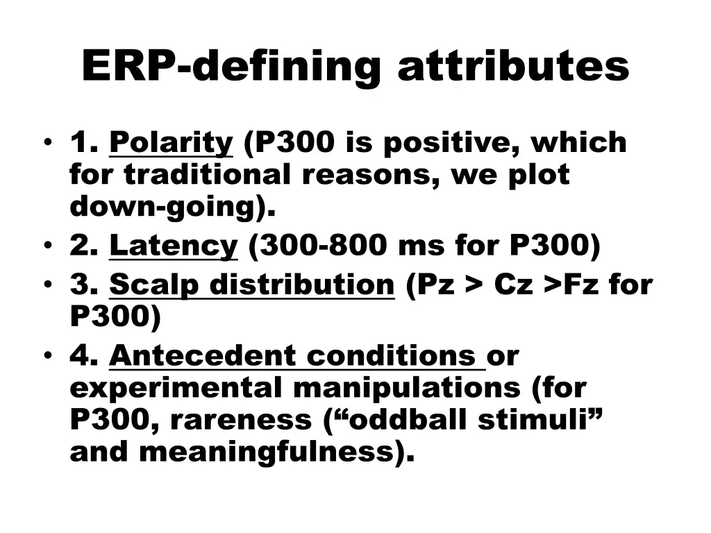 erp defining attributes