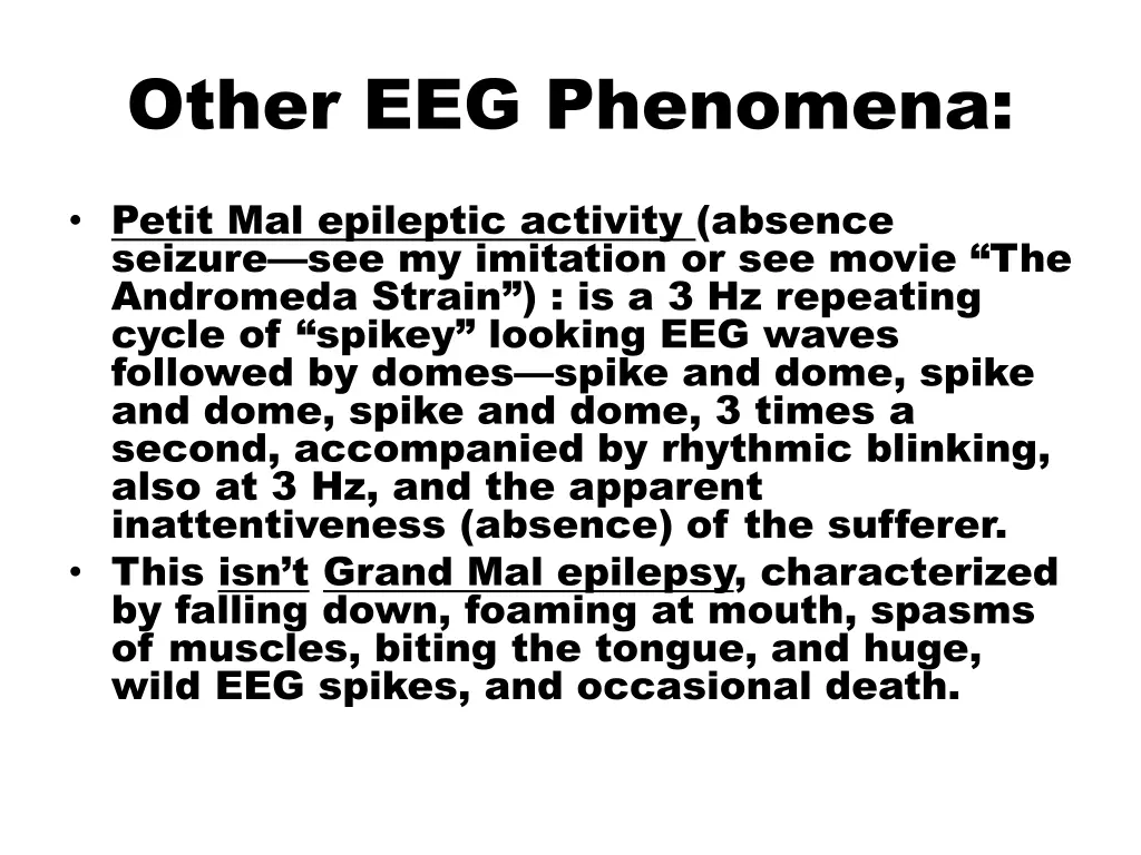 other eeg phenomena 1