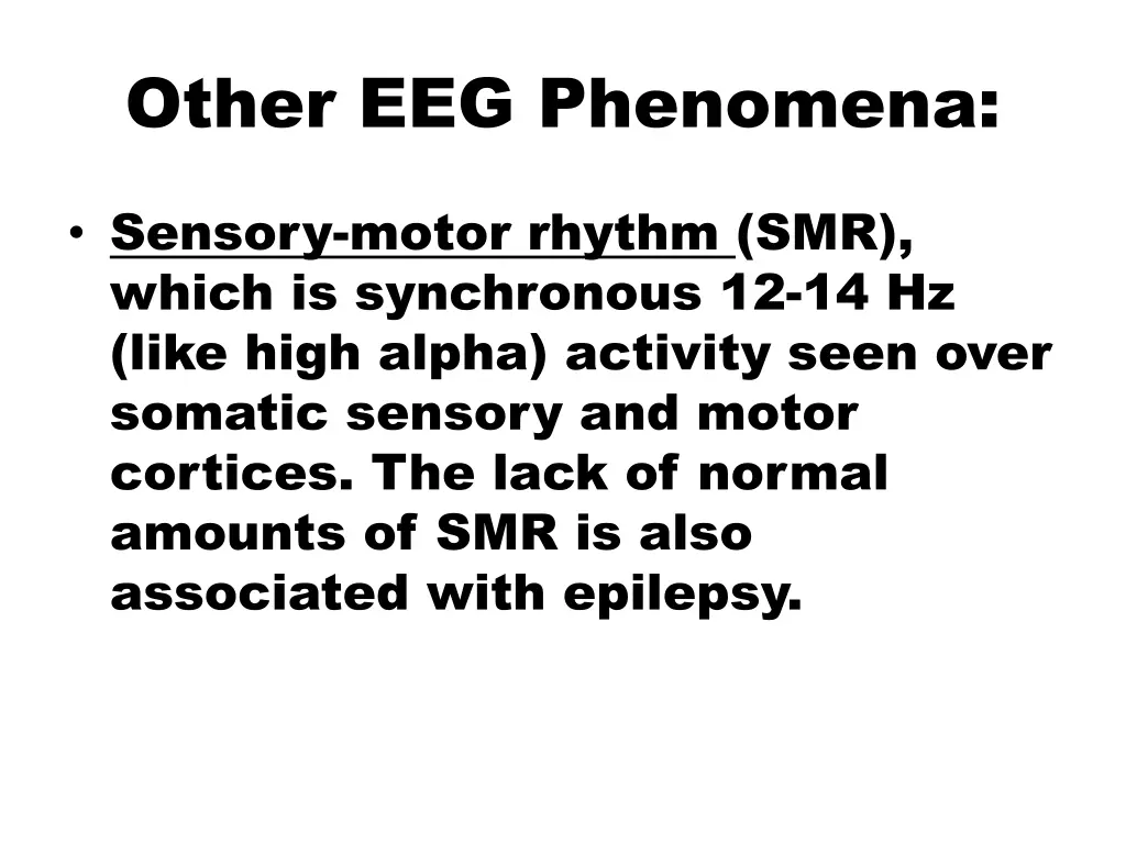 other eeg phenomena 2