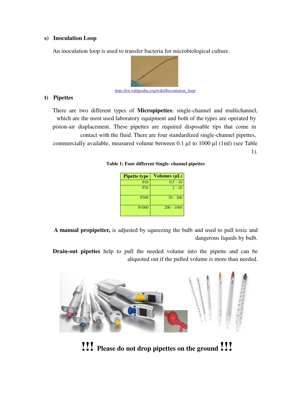 s inoculation loop