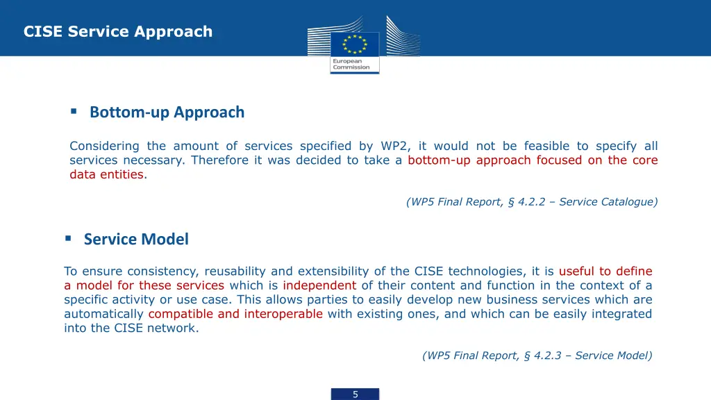 cise service approach