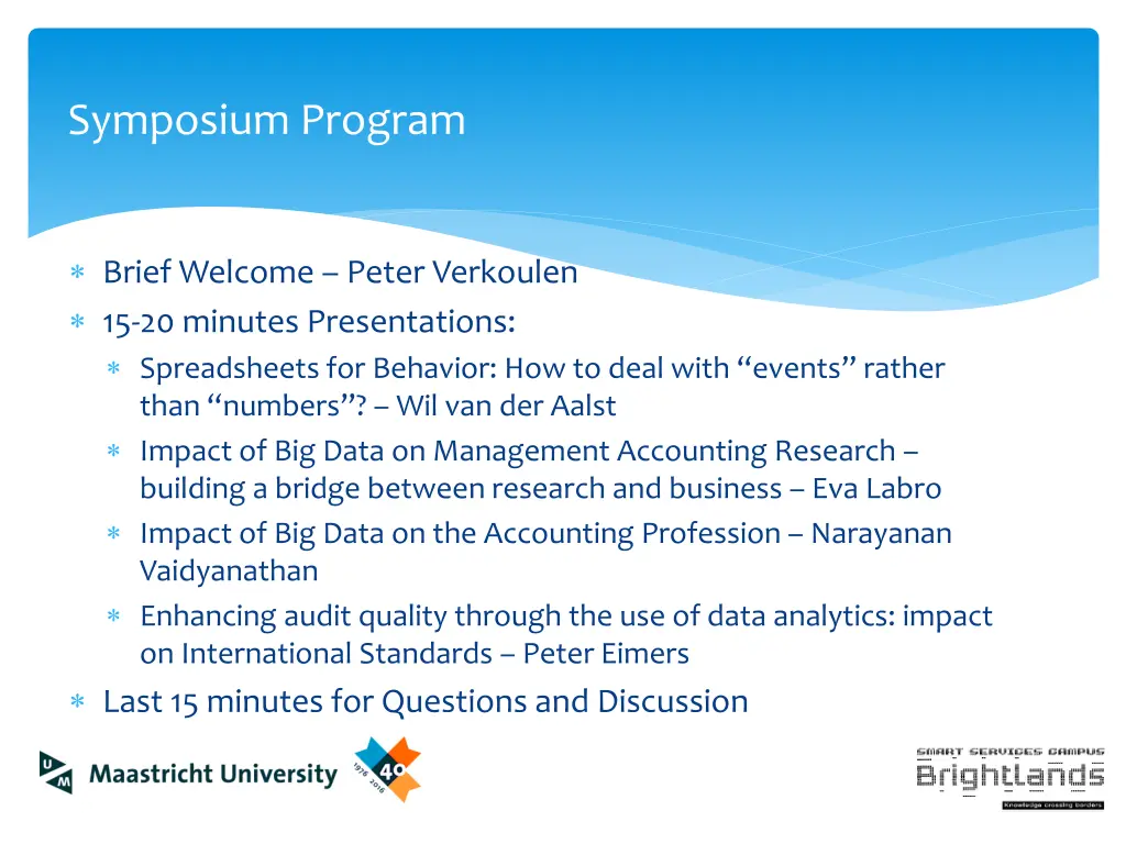 symposium program