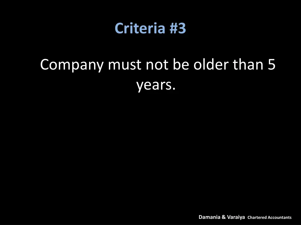 criteria 3