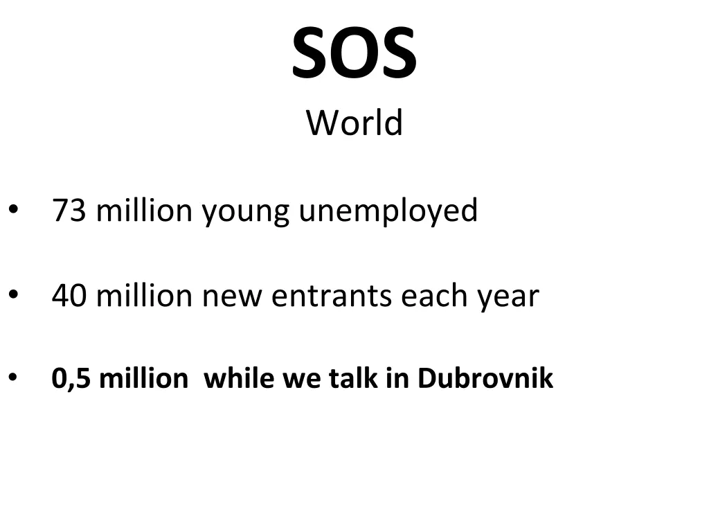 sos world 1