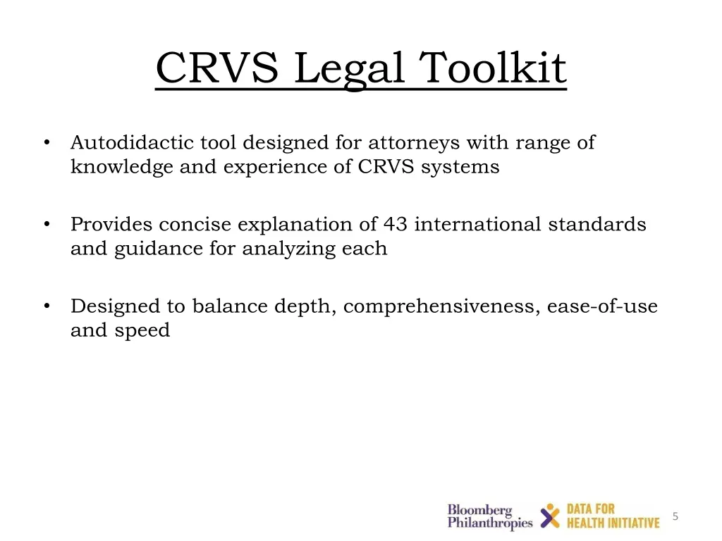 crvs legal toolkit