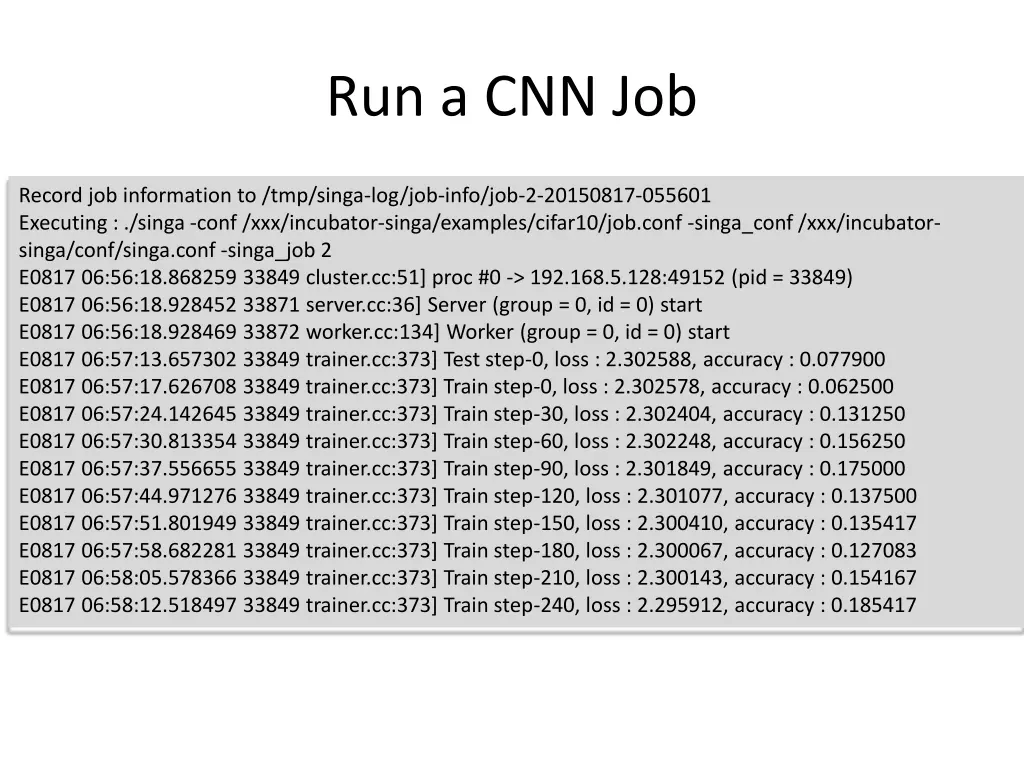 run a cnn job 1