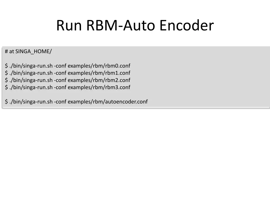 run rbm auto encoder