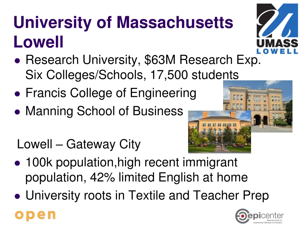 university of massachusetts lowell