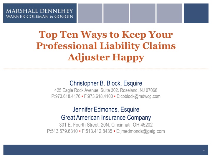 top ten ways to keep your professional liability