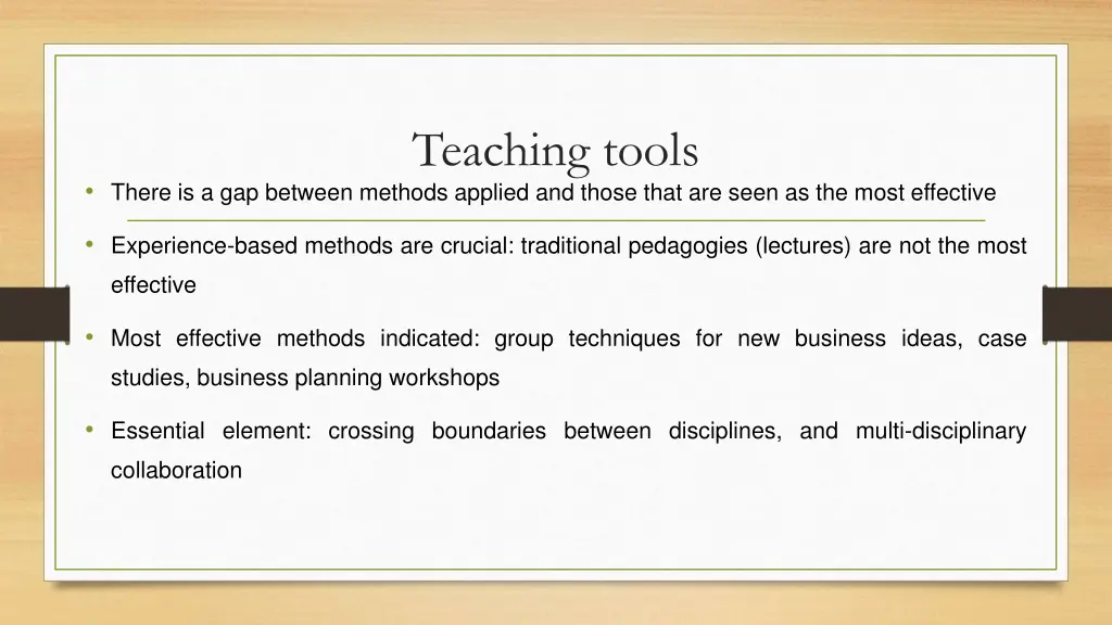 teaching tools