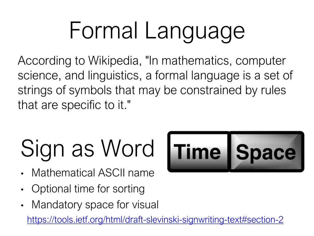 formal language