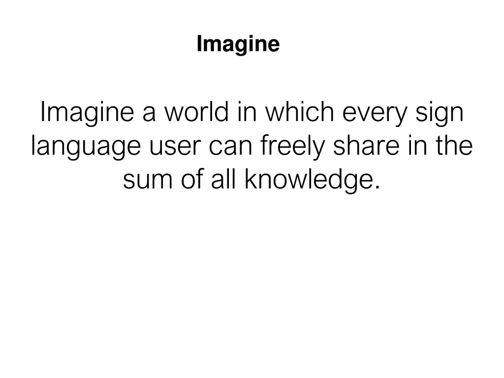 imagine