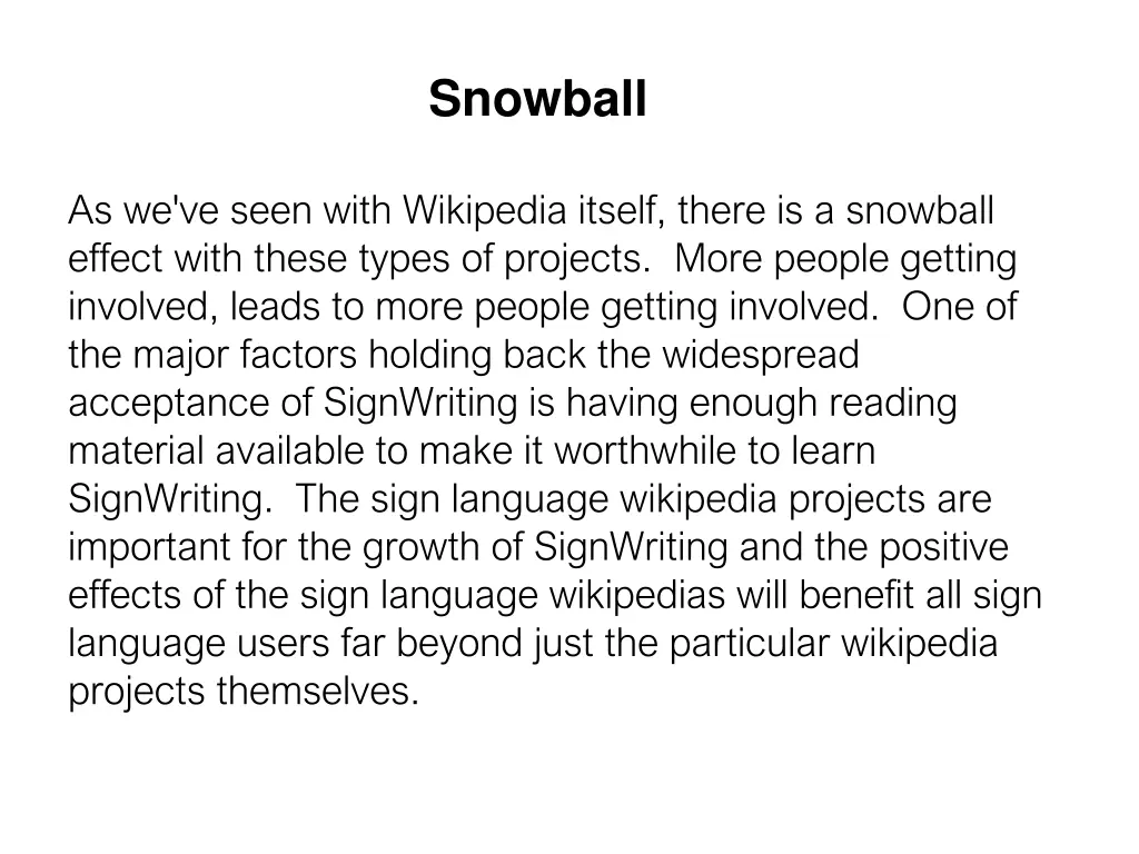 snowball