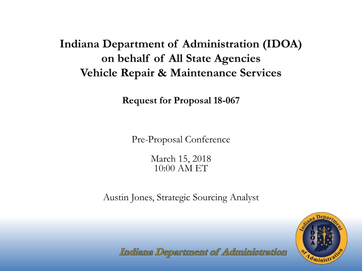 indiana department of administration idoa