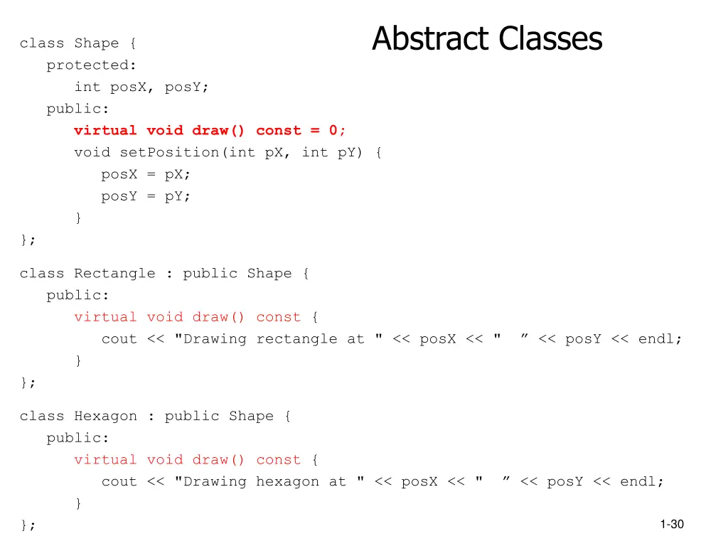 abstract classes 1