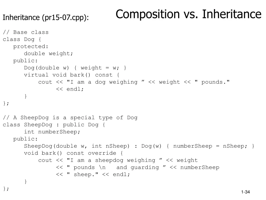 composition vs inheritance 1