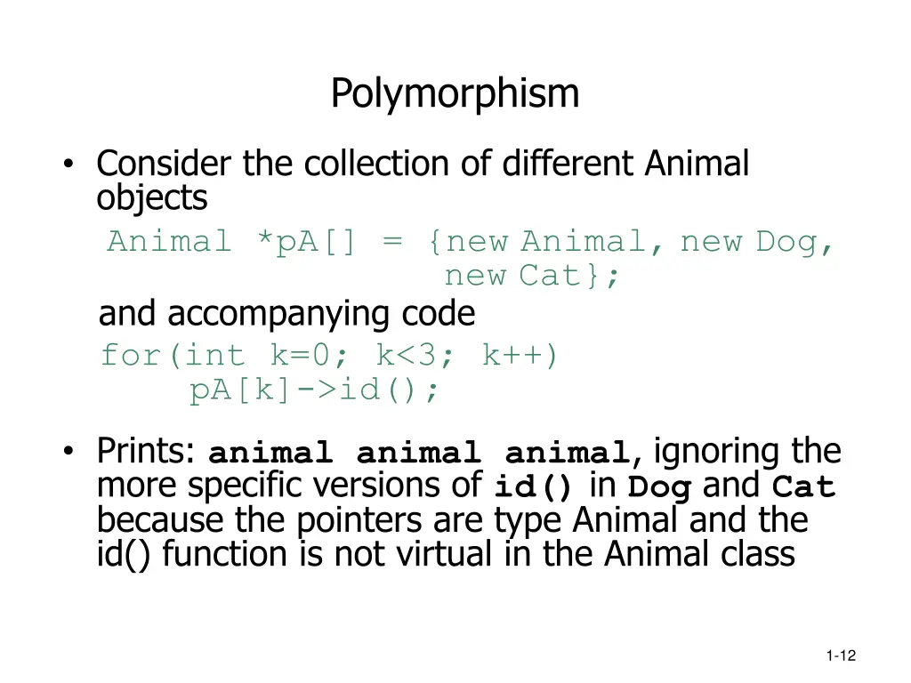 polymorphism 2