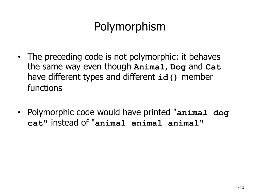 polymorphism 3