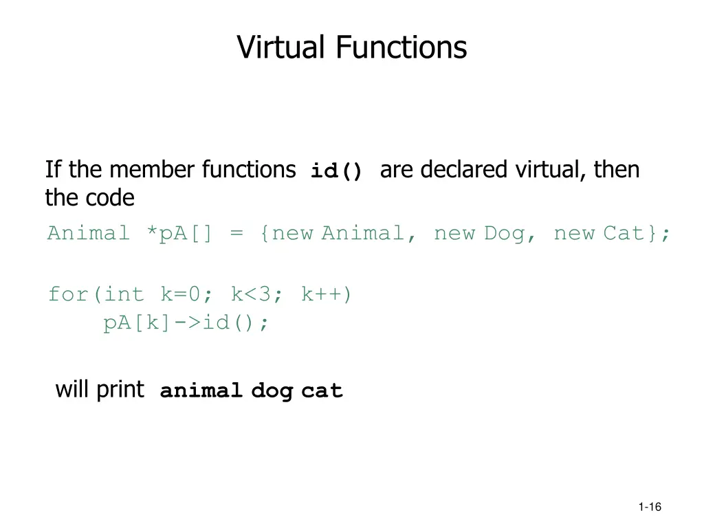 virtual functions 1