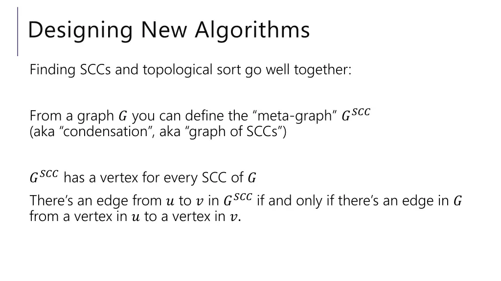 designing new algorithms 1