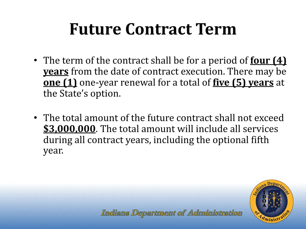 future contract term