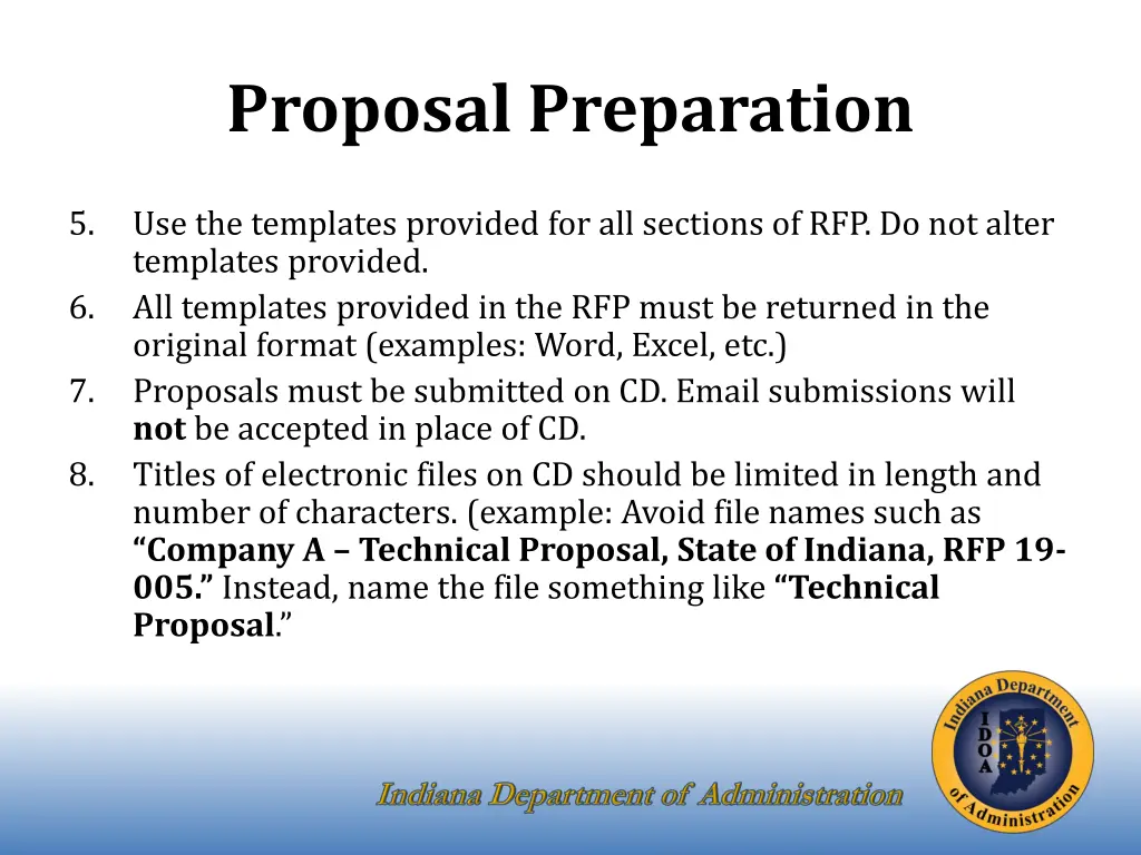 proposal preparation 1